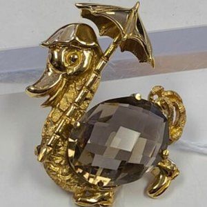 14kt FJG Duck Pin